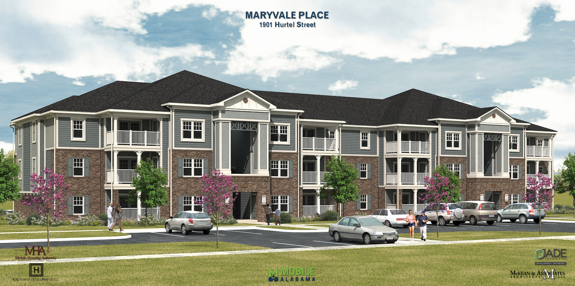 Architectural rendering of Maryvale Place apartments